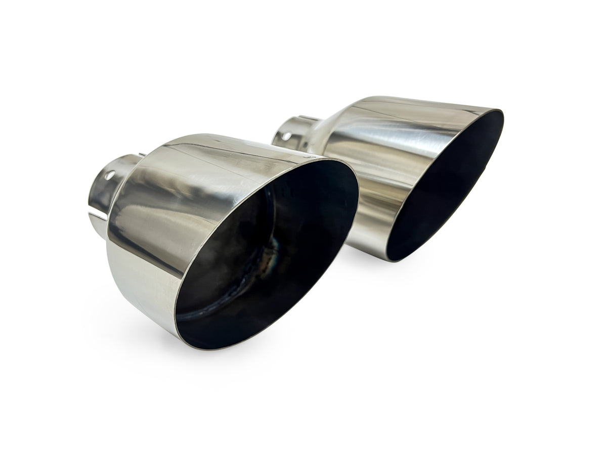 Hyundai i30NLine IFX 4½ Inch Single Skinned Exhaust Tips Pair Impossible Fab