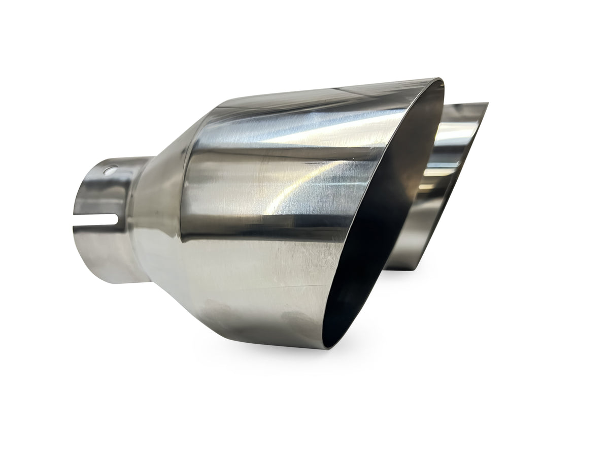 Hyundai i30NLine IFX 4½ Inch Single Skinned Exhaust Tips Pair Impossible Fab