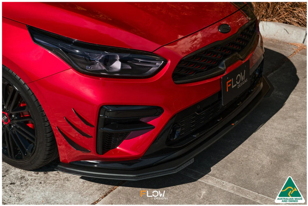 KIA Cerato GT Hatch 2018-2020 PRE-FACELIFT Front Lip Splitter & Reinforcement Brackets