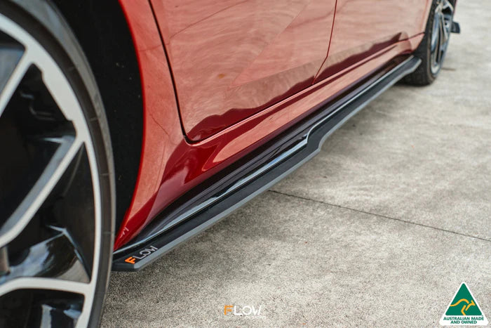 Hyundai i30 Sedan N-Line 2020-2022 Side Skirt Splitters (Pair) (Gloss Black)