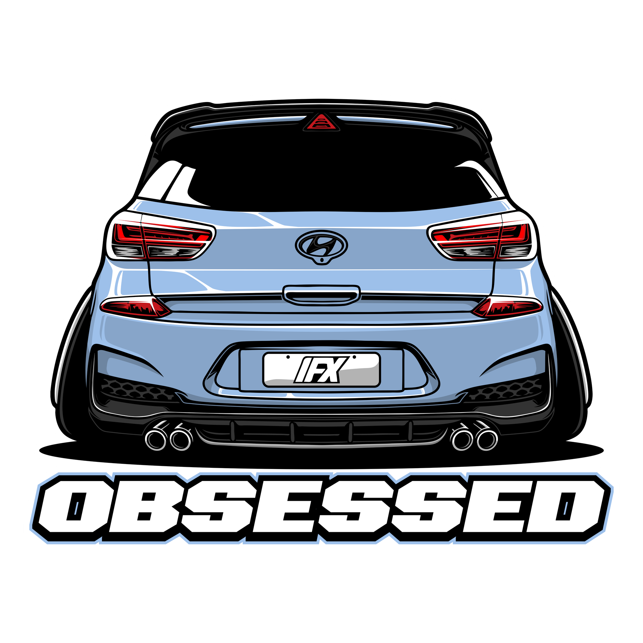 i30N Obsessed Sticker