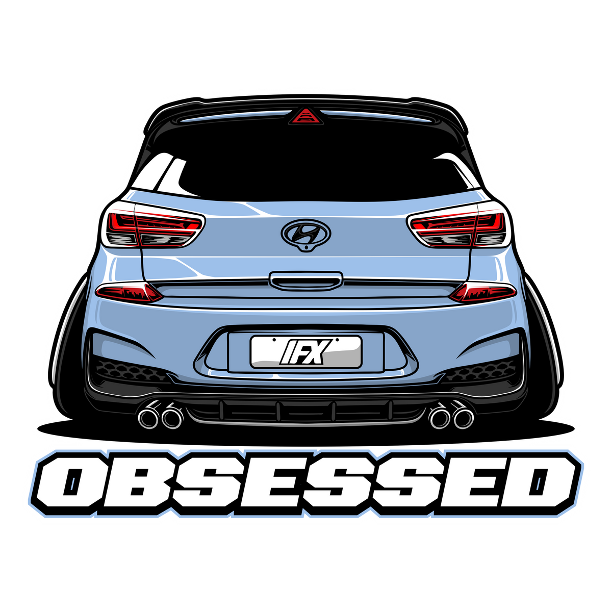 i30N PFL Obsessed Sticker – Impossible Fab