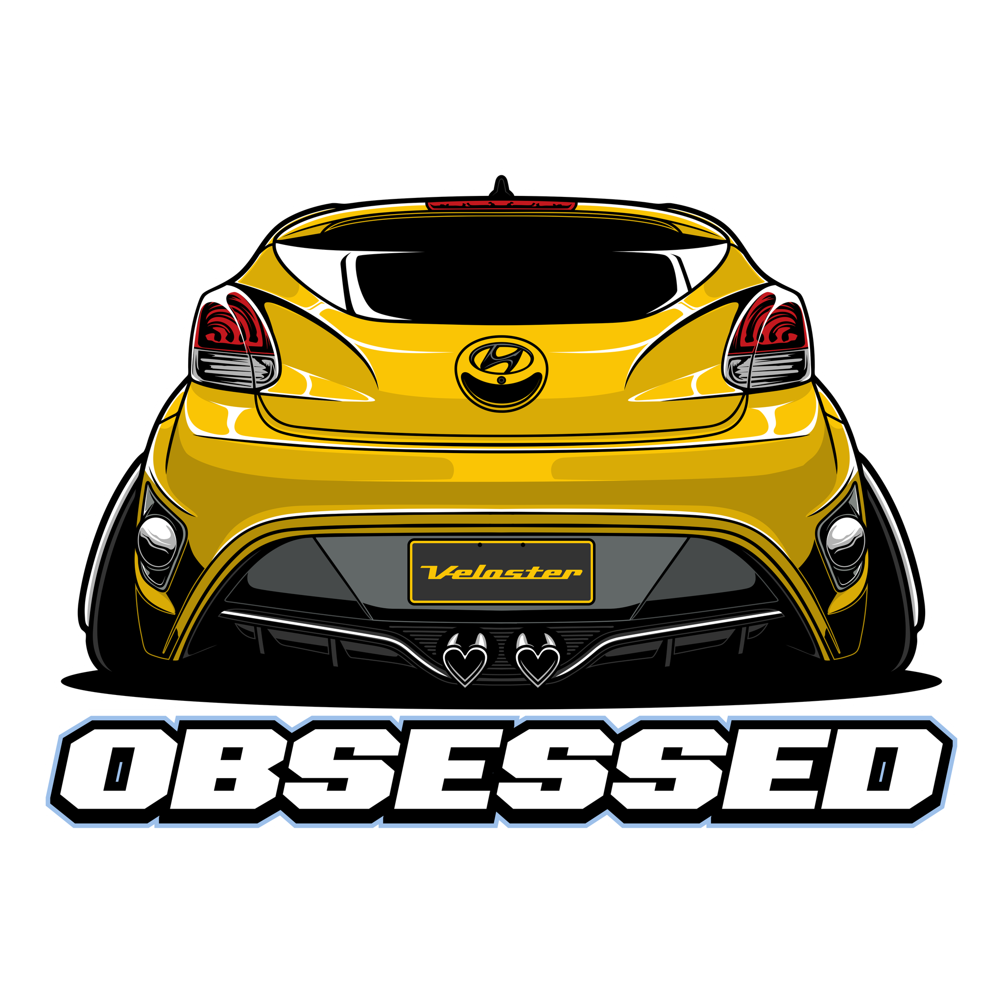 Veloster Obsessed Sticker