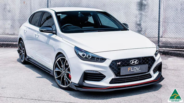 Hyundai i30N Fastback 2018-2020 PRE-FACELIFT Full Lip Splitter Winglets (Pair)