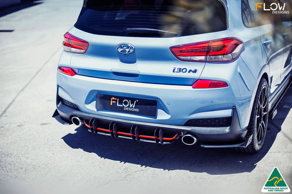 Hyundai i30N Hatch 2018-2020 PRE-FACELIFT Flow-Lock Rear Diffuser
