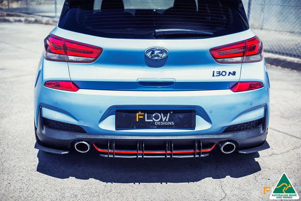 Hyundai i30N Hatch 2018-2020 PRE-FACELIFT Flow-Lock Rear Diffuser (Glo ...