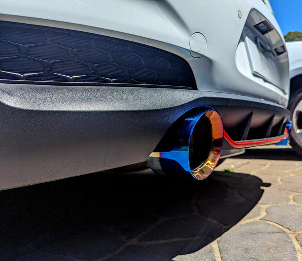 Hyundai i30N IFX 4½ Inch Duel Skinned  Burnt Exhaust Tips - Pair