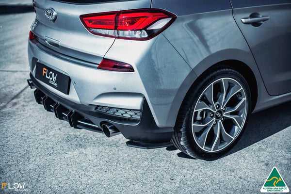 Hyundai i30 N-Line Hatch 2018+ Flow-Lock Rear Diffuser