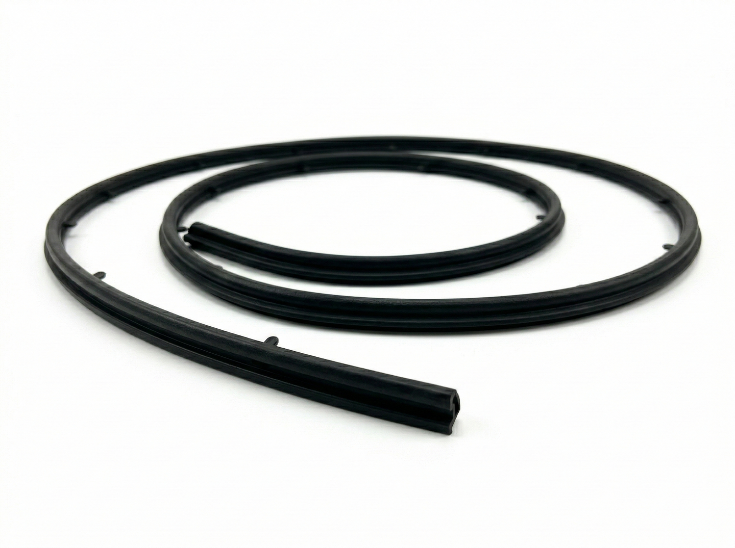 Genuine Hyundai i30N front bumper to bonnet (hood) weather strip rubber seal, Part Number 86357-G4000, for all 2017-2024 Hatch and Fastback models.