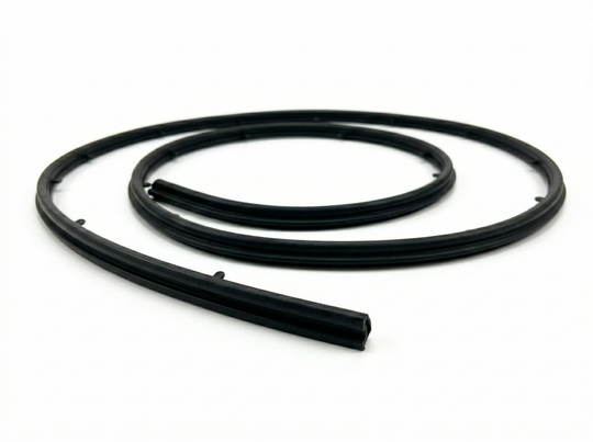 Genuine Hyundai i30N front bumper to bonnet (hood) weather strip rubber seal, Part Number 86357-G4000, for all 2017-2024 Hatch and Fastback models.