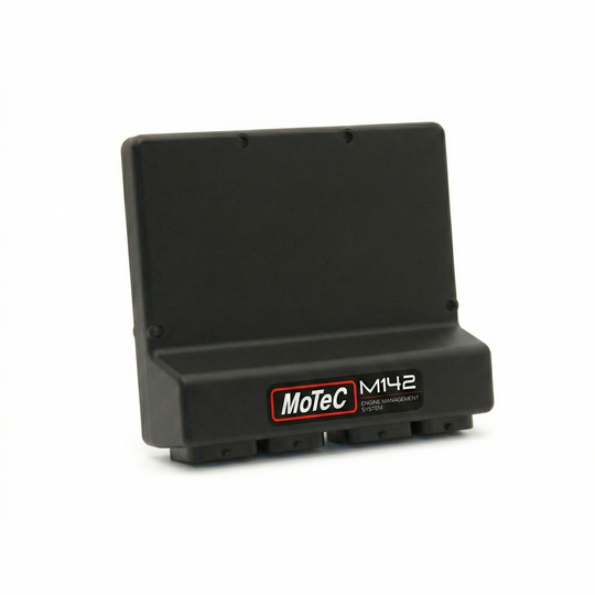 The MoTeC M142 Plug-In ECU upgrade for Hyundai i30N, featuring a custom-engineered mounting bracket and plug-and-play harness for professional-grade engine management.