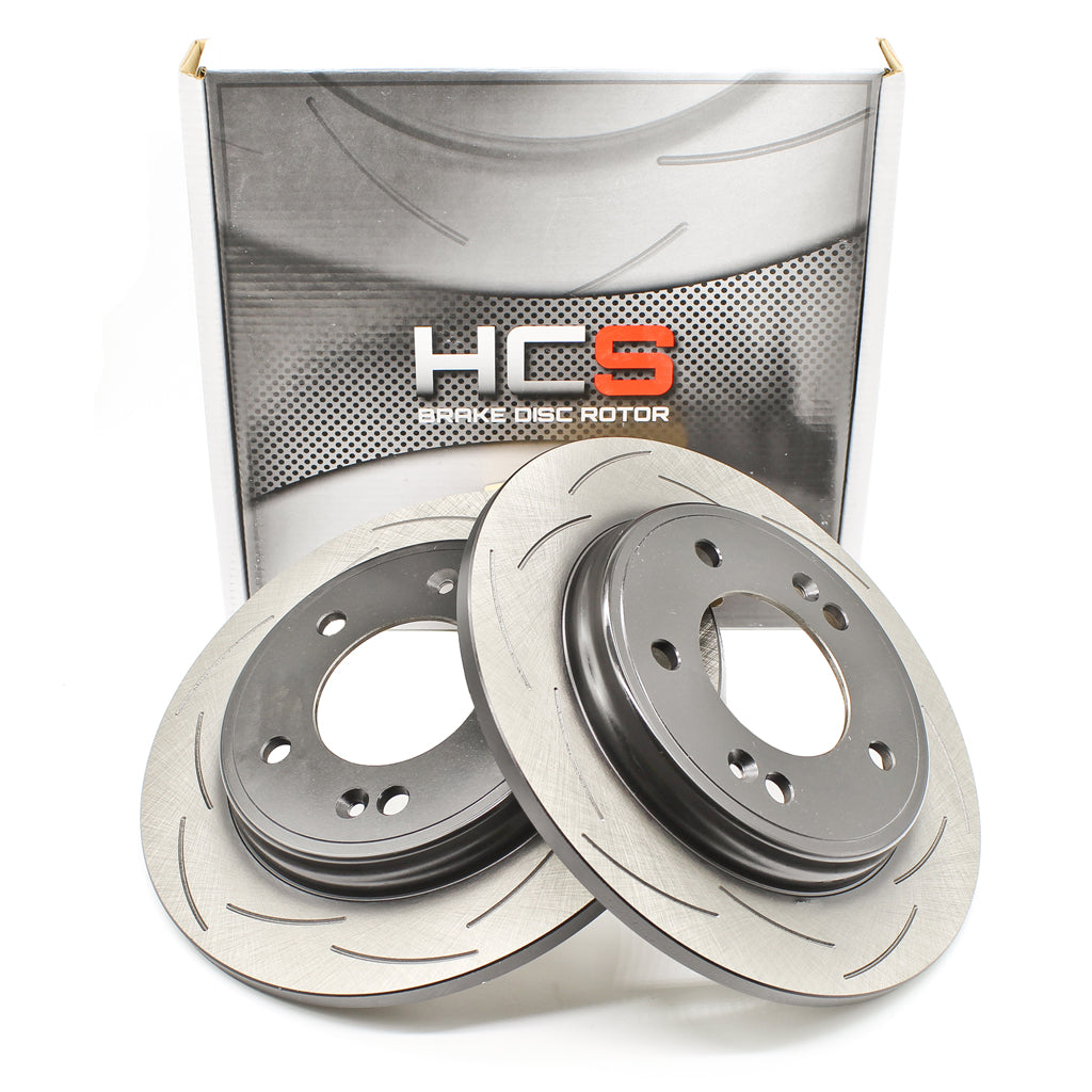 Hyundai i20N MY21+ Intima HCS Slotted Brake Rotors - Rear Pair