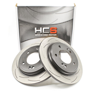 Hyundai i20N MY21+ Intima HCS Slotted Brake Rotors - Rear Pair