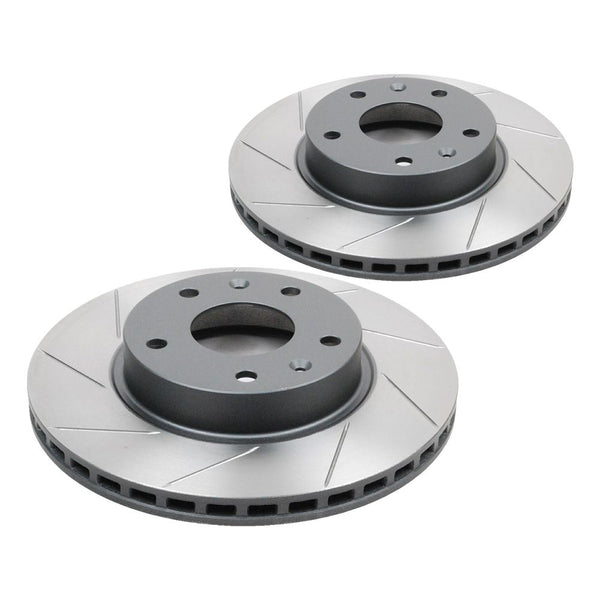 Kia Picanto GT 2017-Current DBA T2 Slotted Brake Disc Rotor & Pad Set